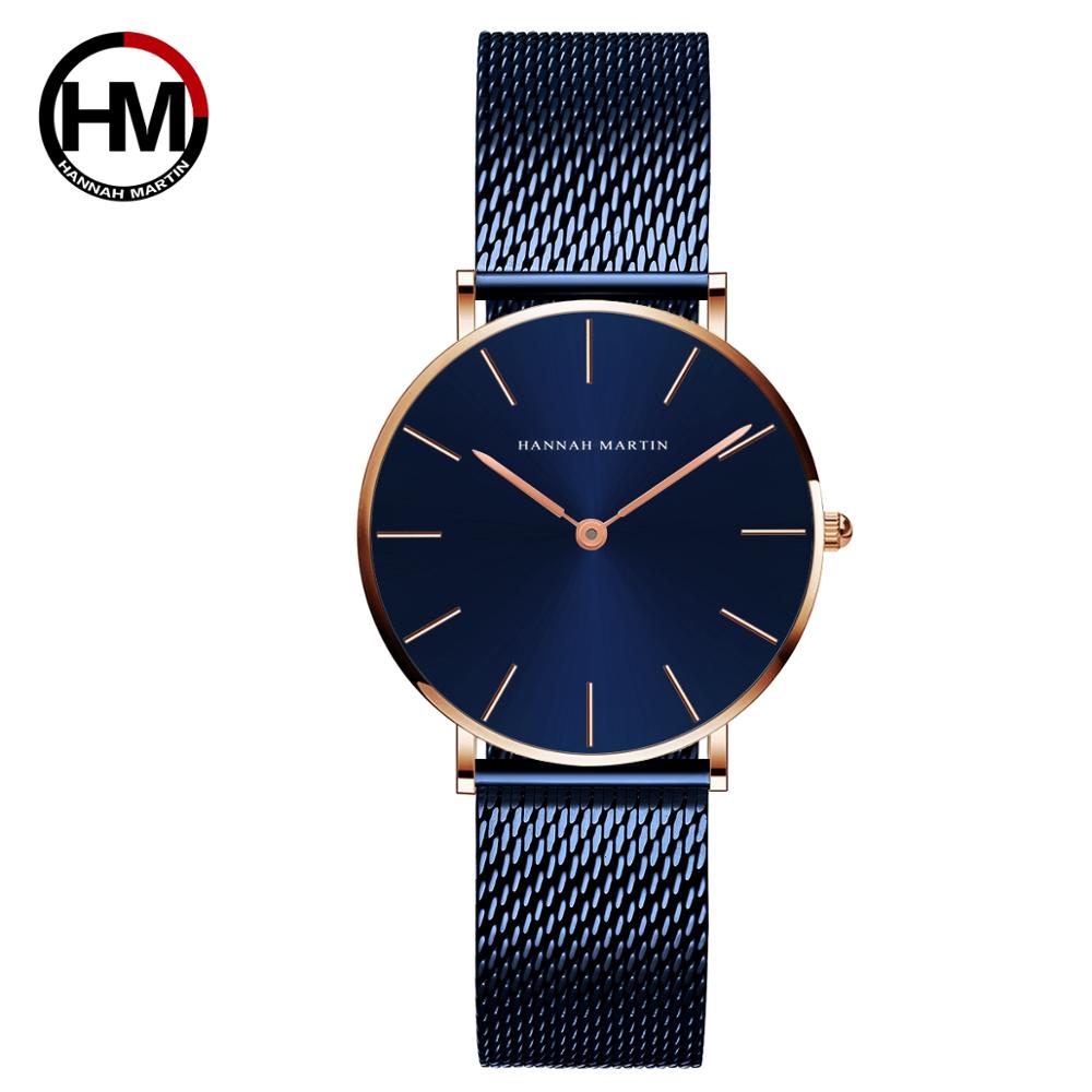 2021 NEW BLUE Japan quartz movement, simple design