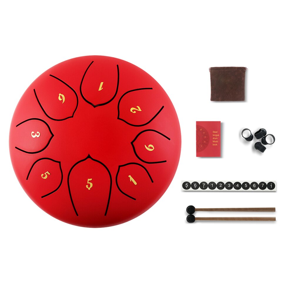 8-11 Tongue Drum Tuning 6" Steel Tongue Drum Kits