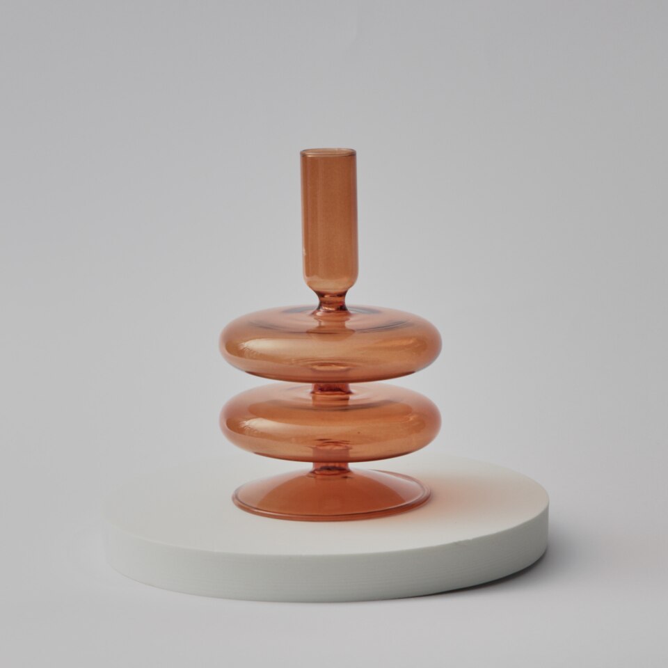 Candle Holder Glass for Home Wedding Party