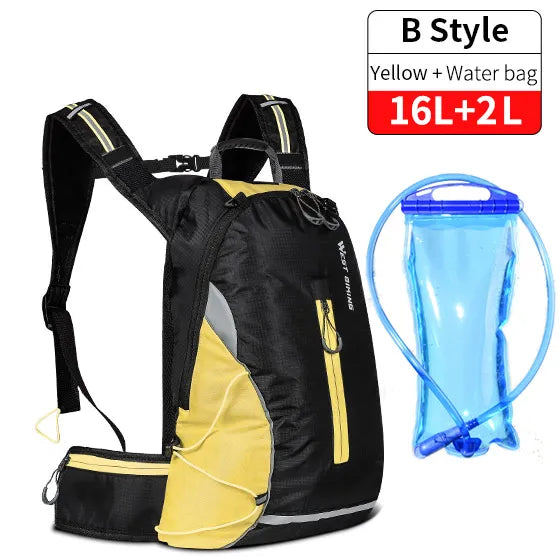 WEST BIKING Waterproof Bicycle Bag Portable Reflective Sport Cycling Backpack Outdoor Hiking Climbing MTB Bike Accessories
