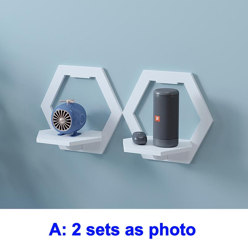 Creative wall shelf hanger for bedroom, balcony and bedside table