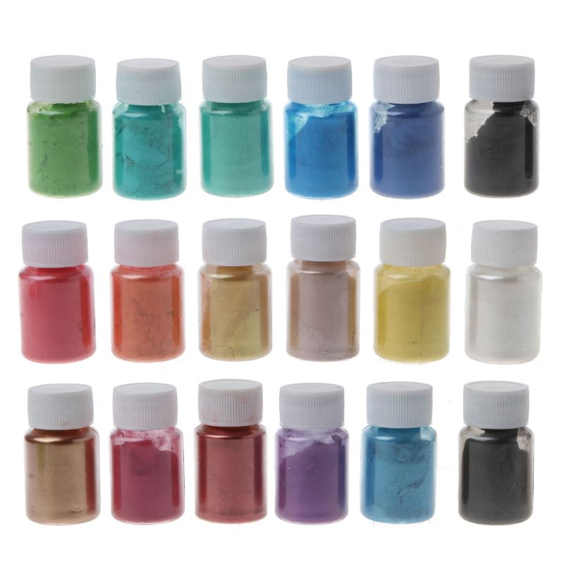 24 pcs. DIY pearl mica epoxy resin dye