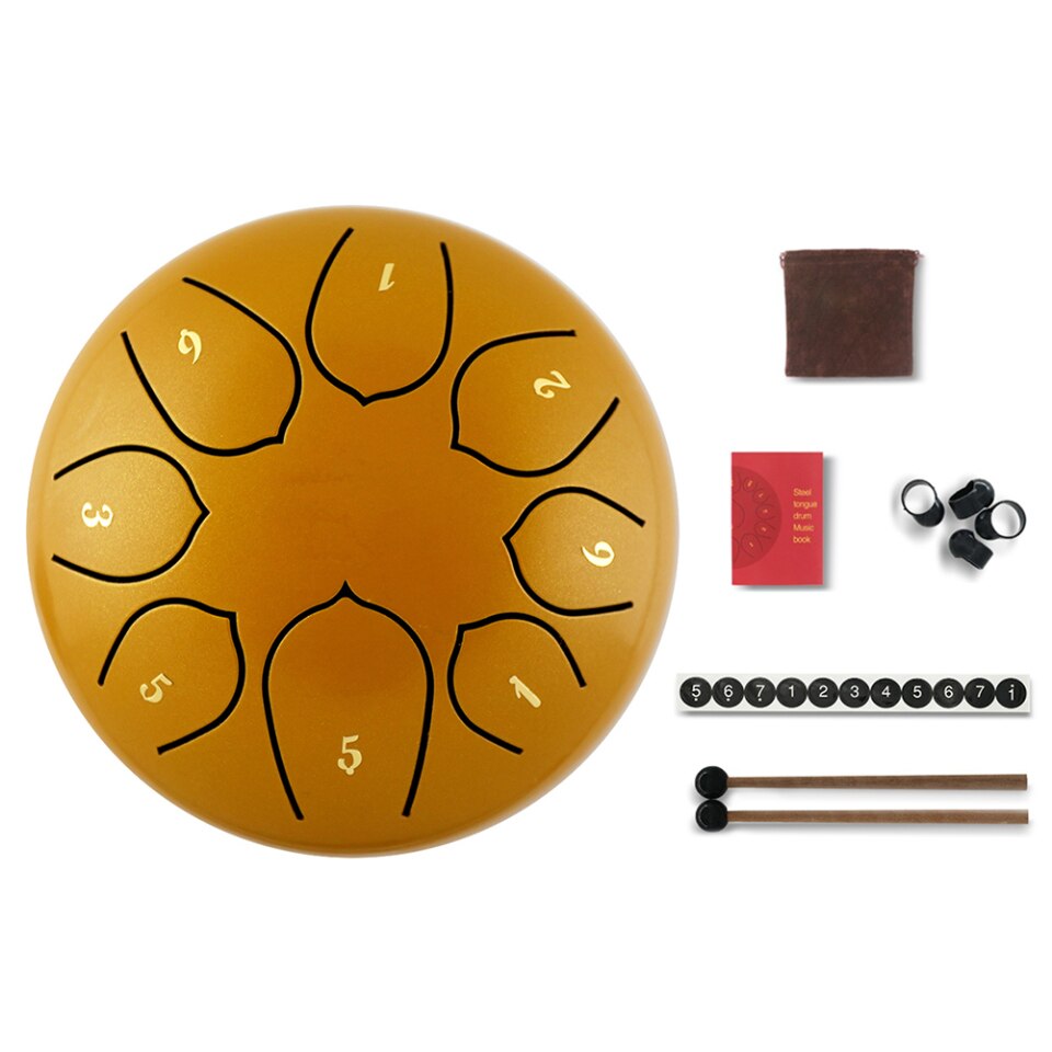 8-11 Tongue Drum Tuning 6" Steel Tongue Drum Kits