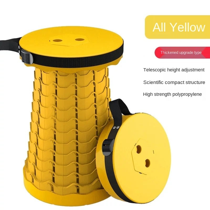 Versenkbarer Hocker Klappbarer Hocker Outdoor Tragbarer Hocker Klappstuhl Camping Hocker