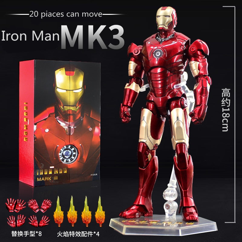 Disney Marvel Iron Man MK2 MK3 MK4 MK5 MK6 MK7 - Ironman Mark 2 Avengers Tony Stark Legenden