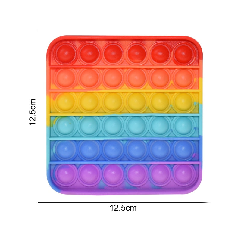Regenbogen Push Bubble Popit Fidget