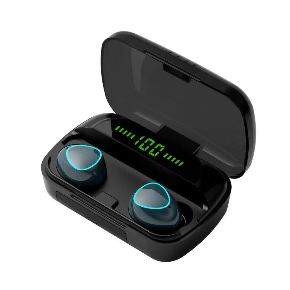 3500mAh TWS Bluetooth Kopfhörer 9D Stereo Sport wasserdicht Headsets mit Mikrofon
