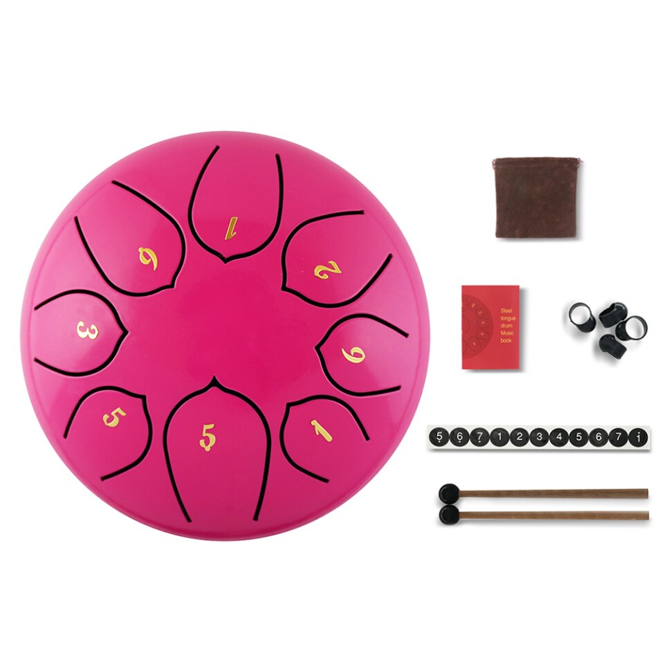 8-11 Tongue Drum Tuning 6" Steel Tongue Drum Kits