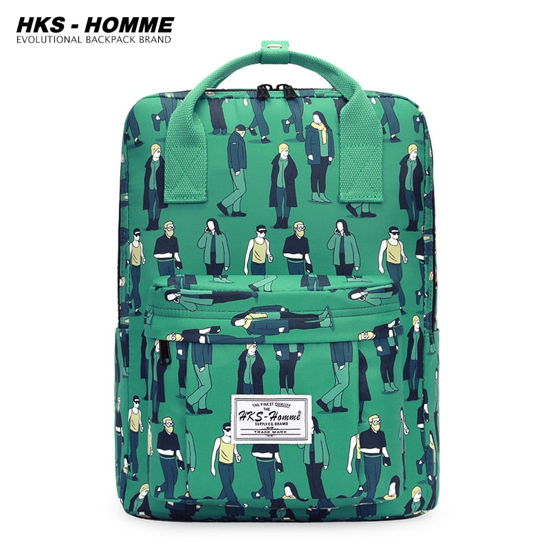 Fashion 2021: Women Canvas Backpack, Waterproof, Laptop, School