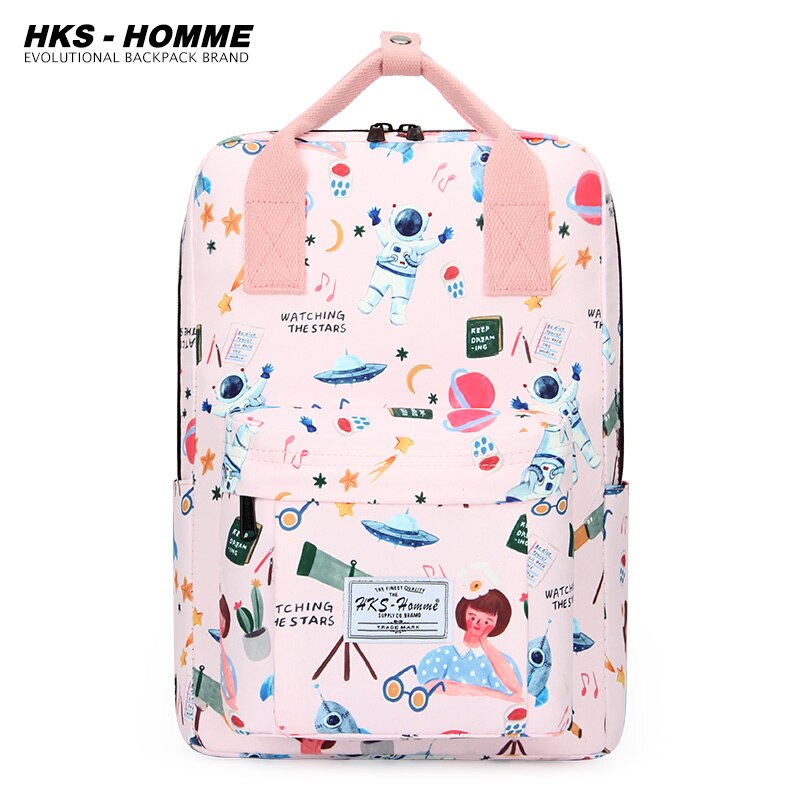 Fashion 2021: Women Canvas Backpack, Waterproof, Laptop, School