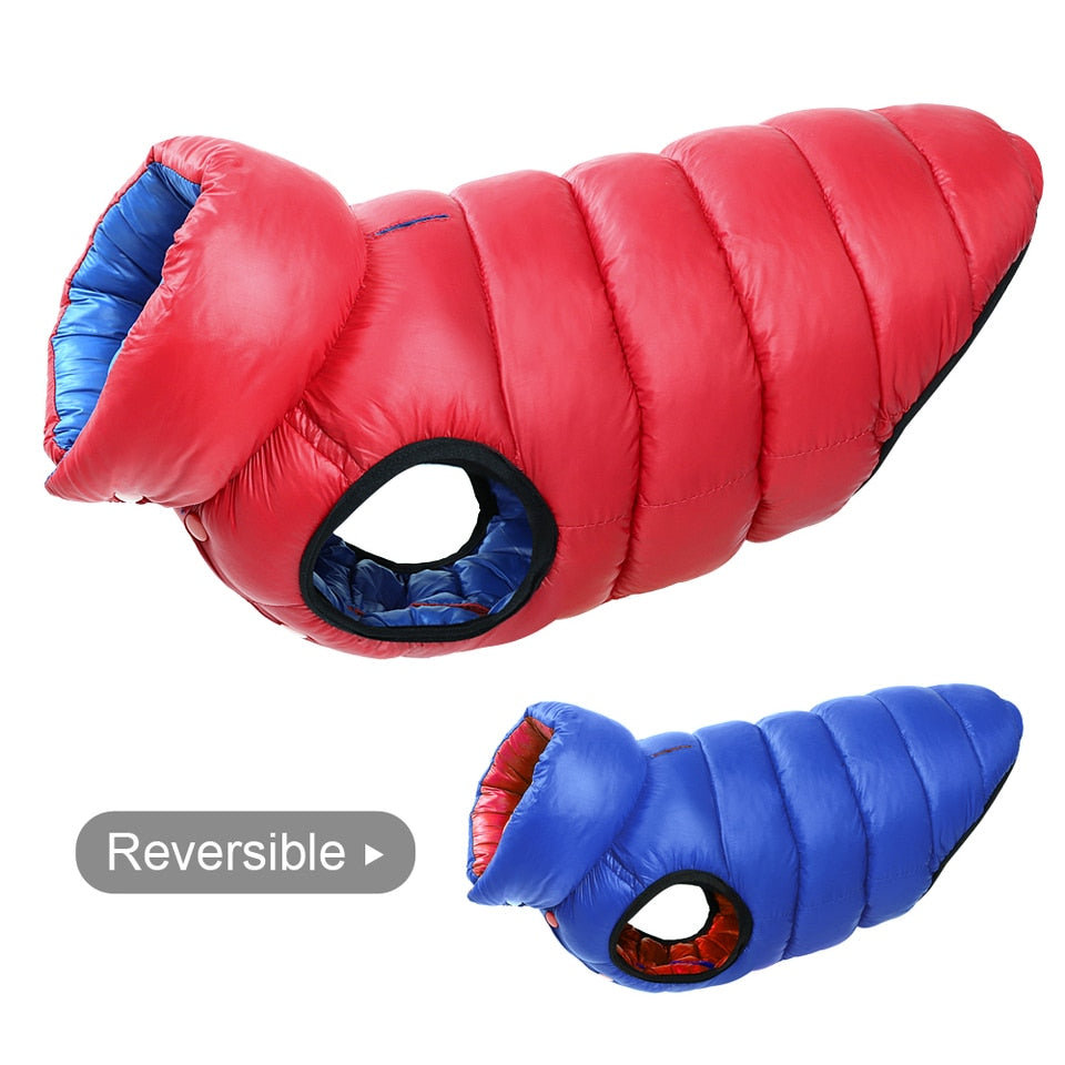 Warm Dog Vest Winter-Reversible