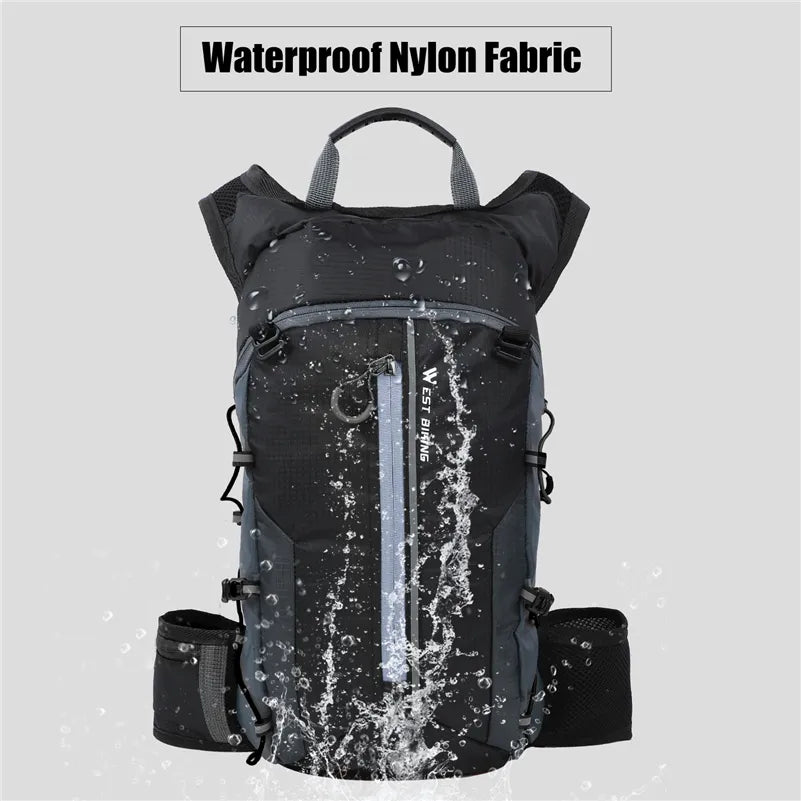 WEST BIKING Waterproof Bicycle Bag Portable Reflective Sport Cycling Backpack Outdoor Hiking Climbing MTB Bike Accessories