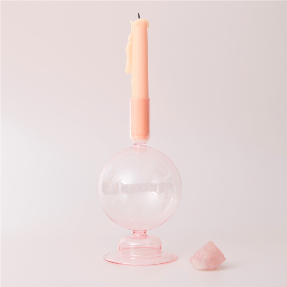Candle Holder Glass for Home Wedding Party