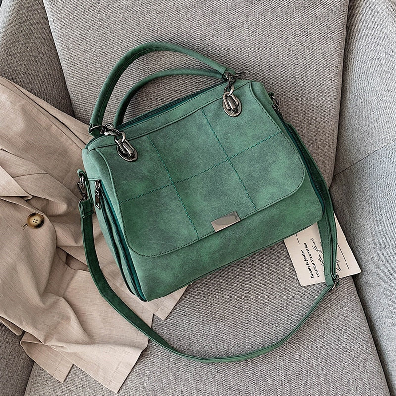 Fourre-tout en cuir PU pour femme Matt Gommage pour sac à main pour femme