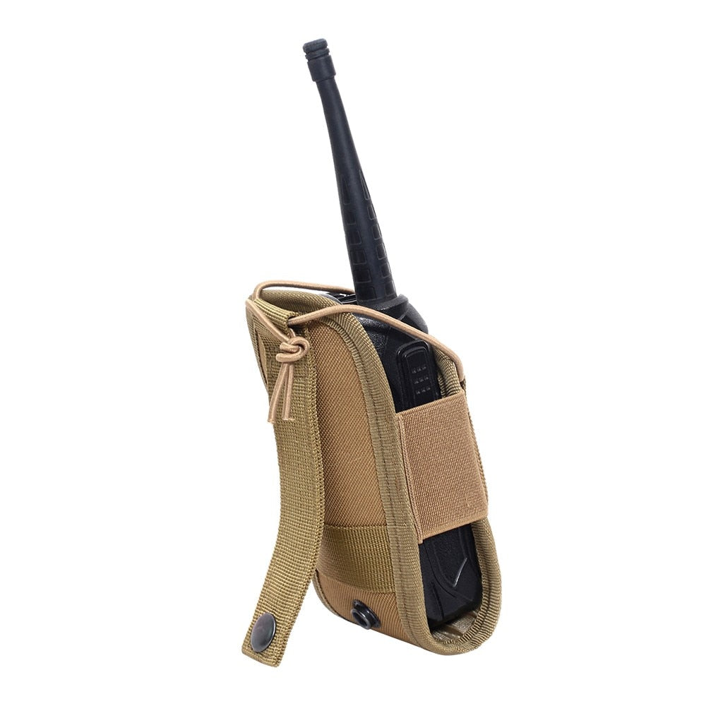 1000D Tactical Molle Radio Walkie Talkie Pouch Belt Bag Holder