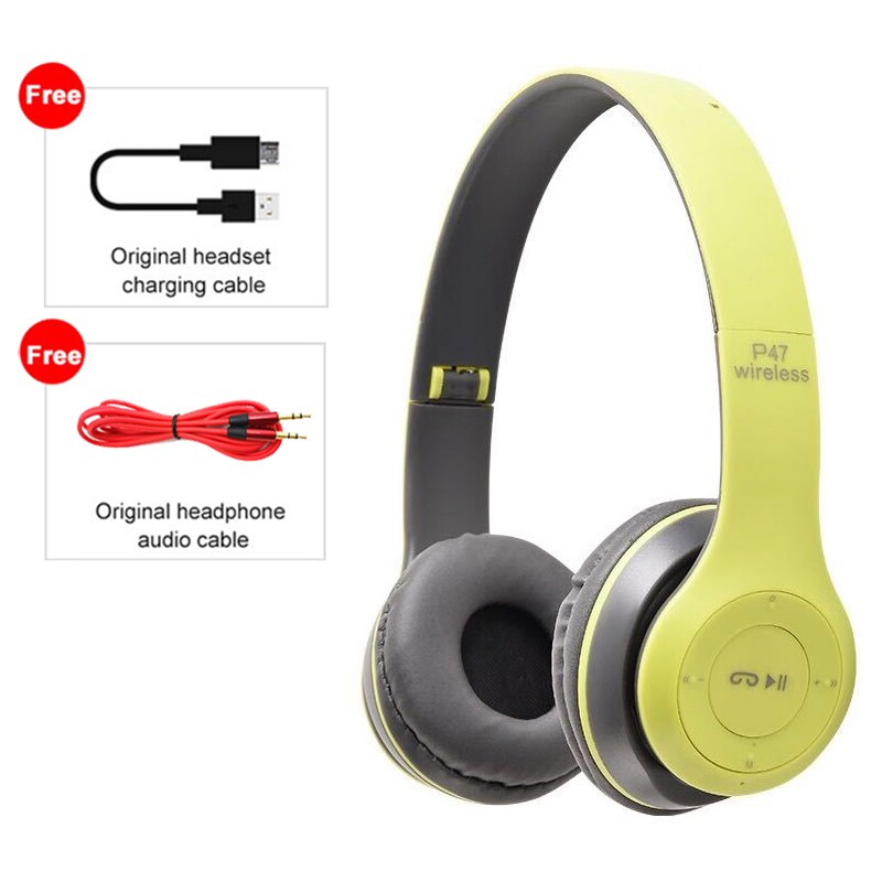 9D HIFI Stereo Faltbare Wireless Kopfhörer für mobile xiaomi iphone samsumg tablet Bluetooth Kopfhörer mit Mikrofon