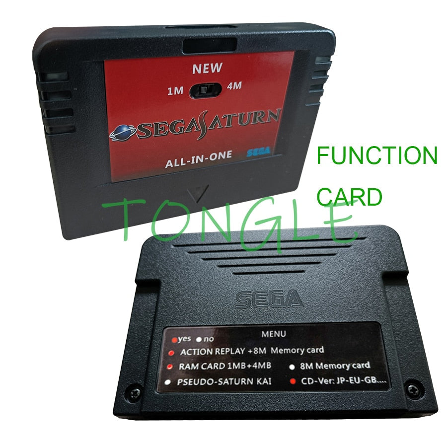 1 pc. New All In One Sega Saturn Game Card Pseudo-Saturn KAI, Pseudo-Kai 6.274, Action Replay Card, 4 MB Ram, 8 MB Storage