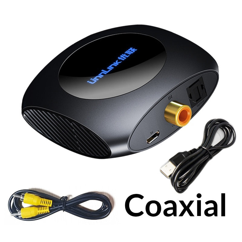 Unnlink DAC Verstärker 192 KHz SPDIF Optisch Toslink Koaxial RCA 3,5 Klinke PS4 TV xbox one