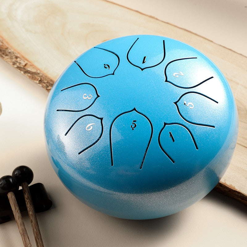 Hluru Drum, ätherischer Rhythmus, Stahlzungentrommel