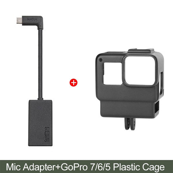 3.5MM GoPro Microphone Adapter for GoPro HERO 9 8 HERO 7 HERO 6 Hero 5