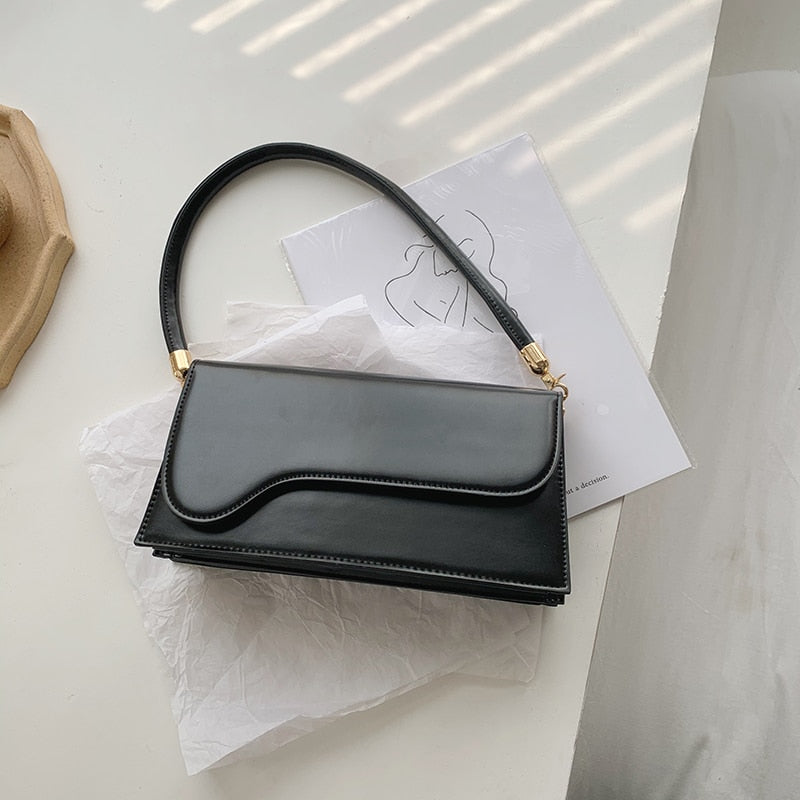 Stilvolle PU Leder Crossbody Taschen für Frauen
