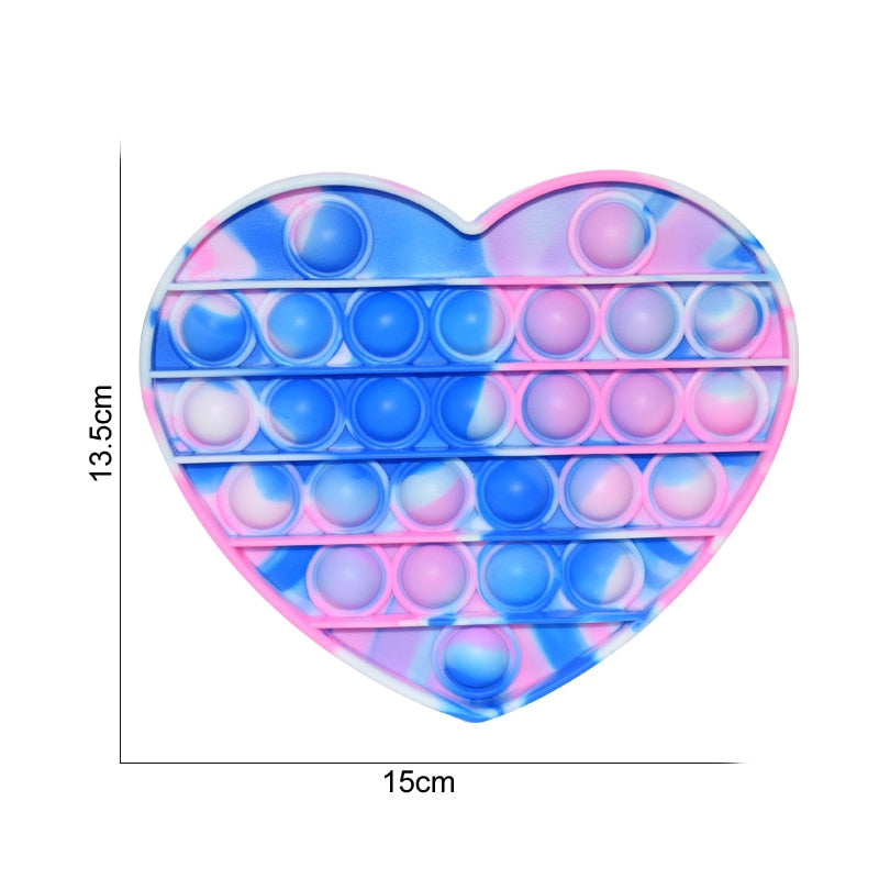 Regenbogen Push Bubble Popit Fidget