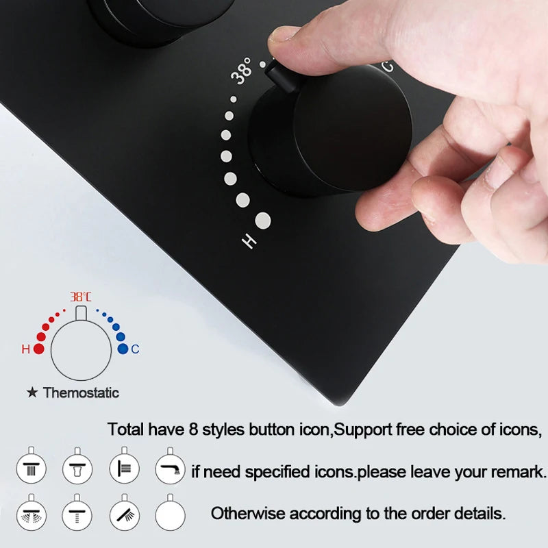 M Boenn Luxury Bathroom Accessories Shower Controller Wall