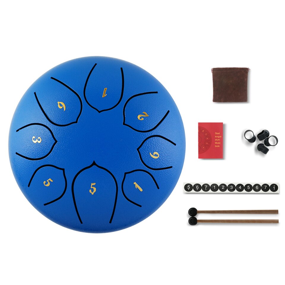 8-11 Tongue Drum Tuning 6" Steel Tongue Drum Kits