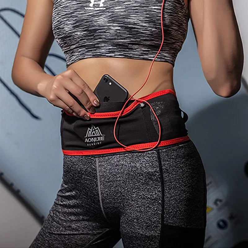 Aonijie Outdoor Taille Gürteltasche tragbare ultraleichte Taille Packs Handy-Halter für Trailing Running Camping mit Wasser Soft Flask