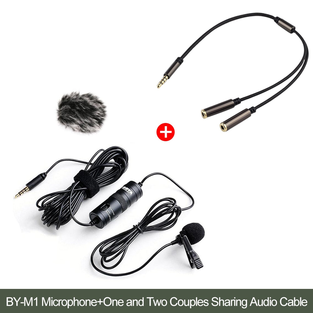 BOYA BY-M1 3,5mm Audio Video Lavalier Mikrofon