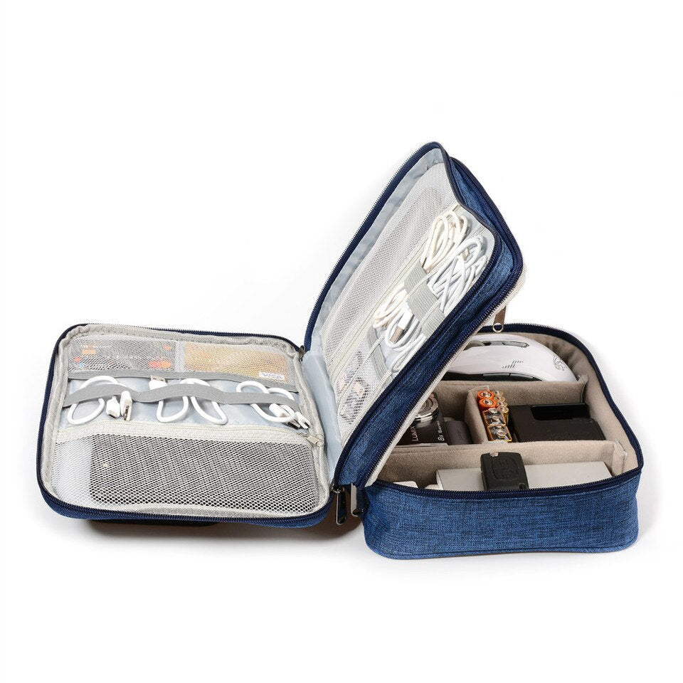 Cable Organizer Bag for Electronics