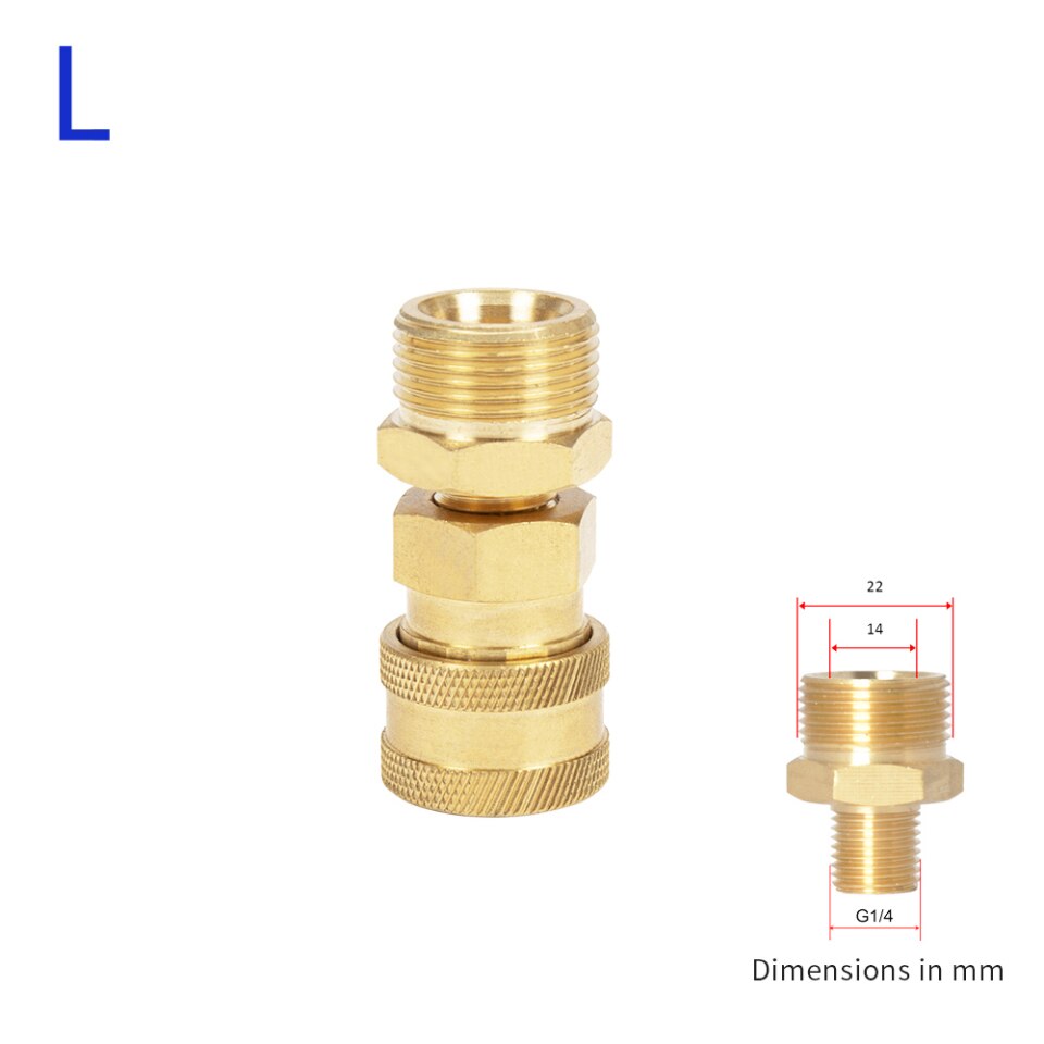 High-pressure cleaner adapter 1-4" for Karcher