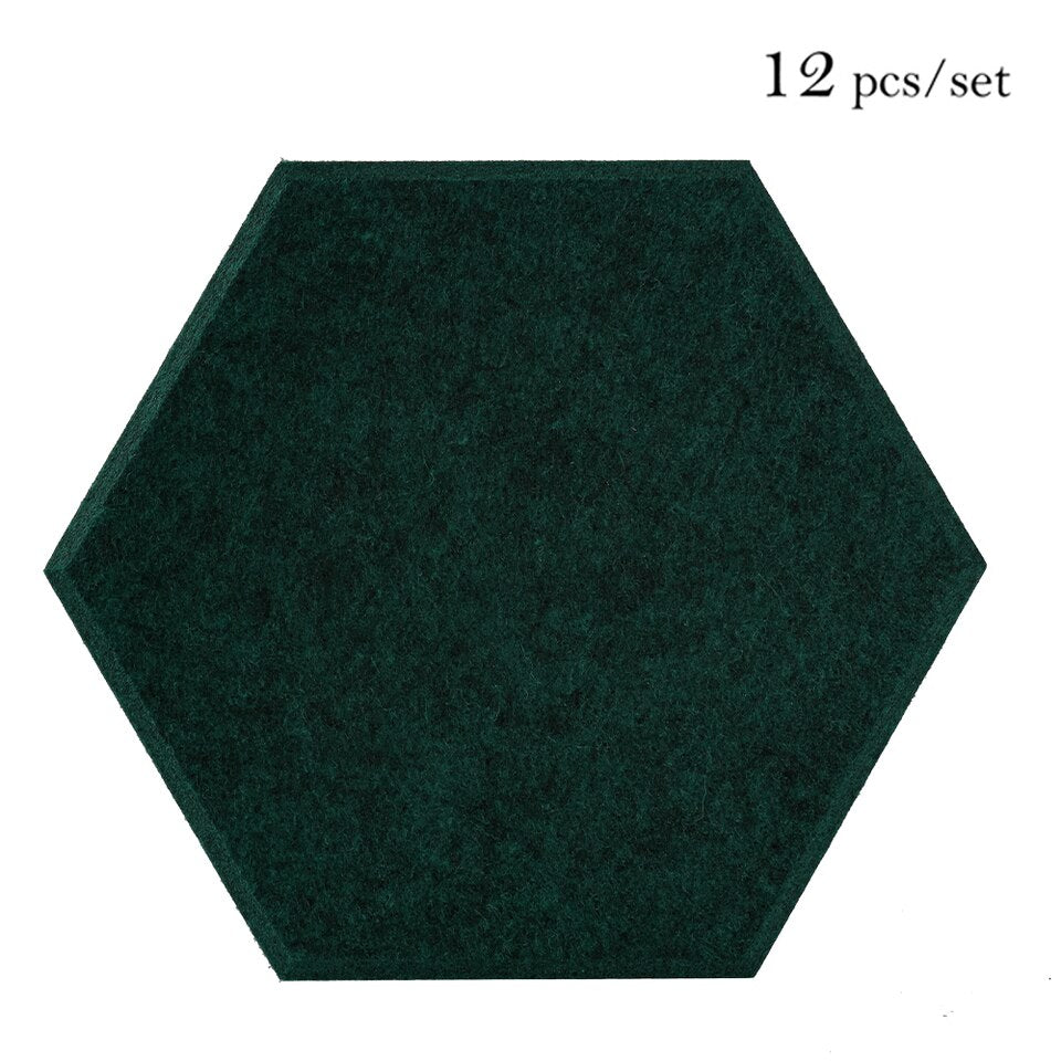 Schalldichte Akustikplatten 12 Stk. Schalldämmende Wandsticker für Heimstudio, Lärmschutz, Deko Tür - Schlafzimmer Zubehör