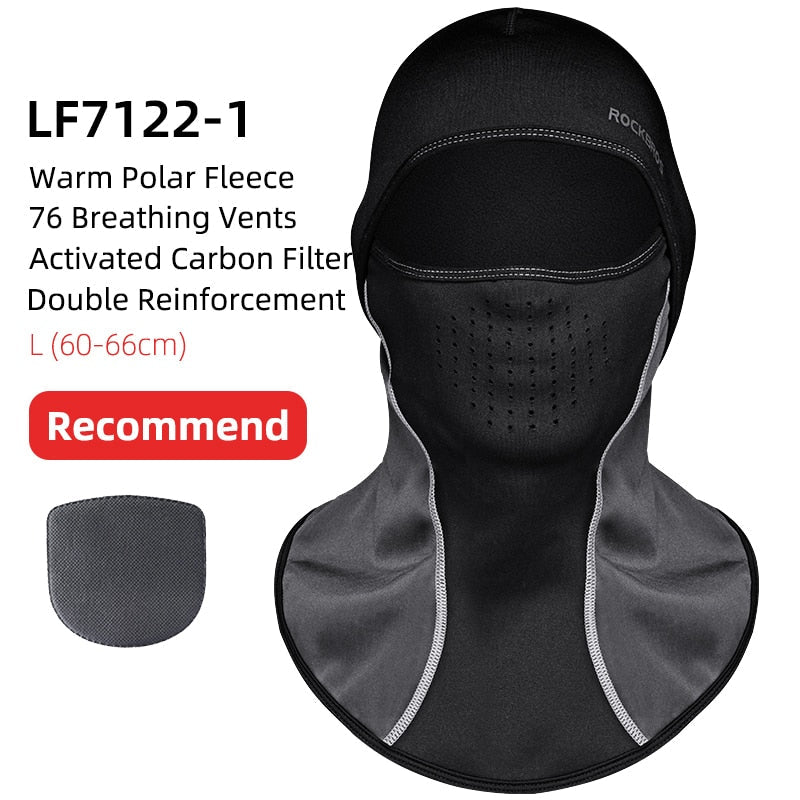 ROCKBROS Winter Skimaske Thermofleece Kapuze