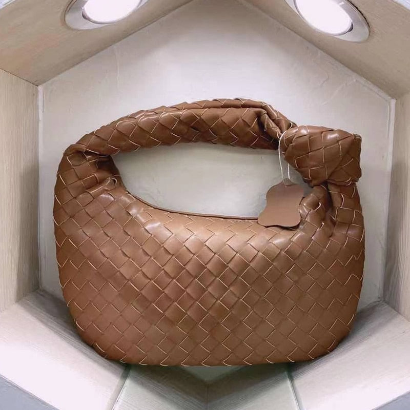 2021 Luxury Woven Leather Shoulder Bag