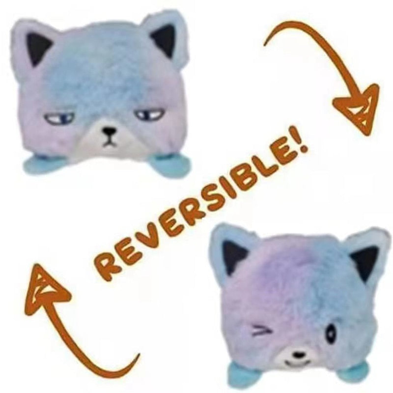 Wende-Plüsch Kinder Katze Einhorn Plüsch