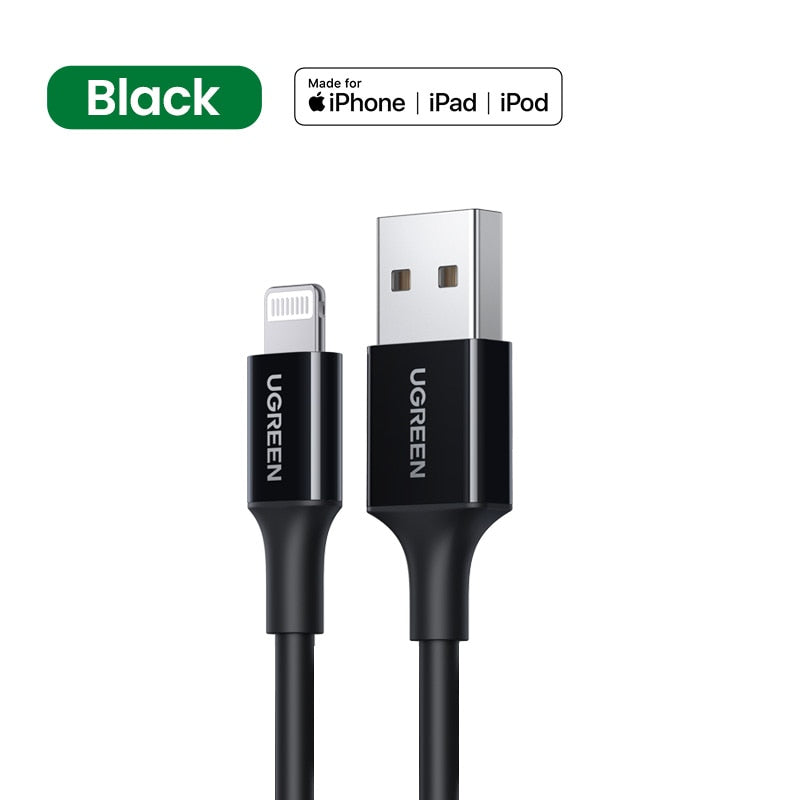 Ugreen MFi USB Cable for iPhone 12 Mini 2.4A Fast Charging