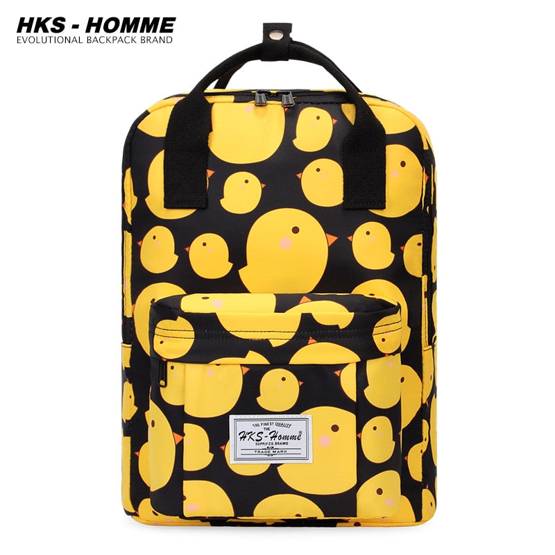 Fashion 2021: Women Canvas Backpack, Waterproof, Laptop, School