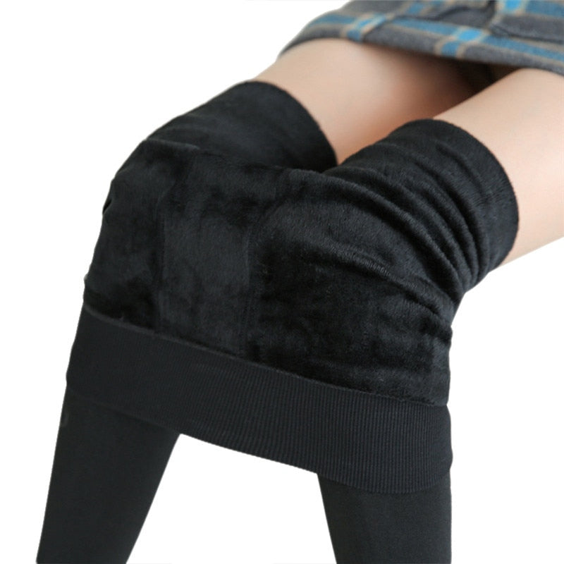 Warme Fleece-Leggings