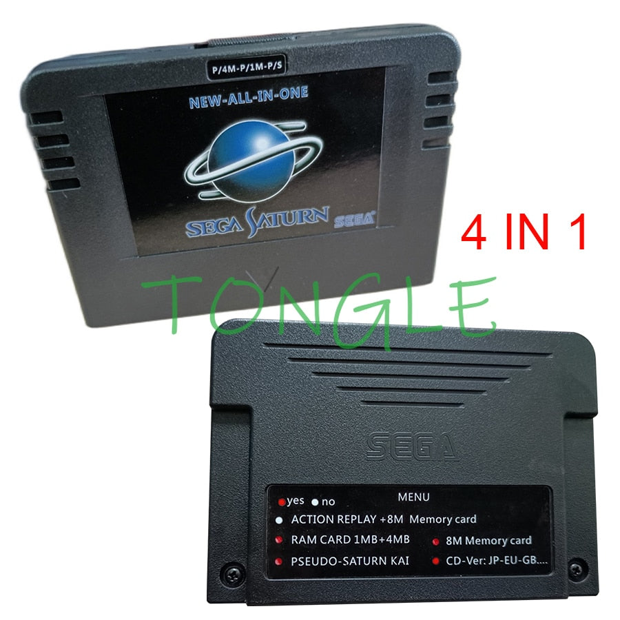1 pc. New All In One Sega Saturn Game Card Pseudo-Saturn KAI, Pseudo-Kai 6.274, Action Replay Card, 4 MB Ram, 8 MB Storage