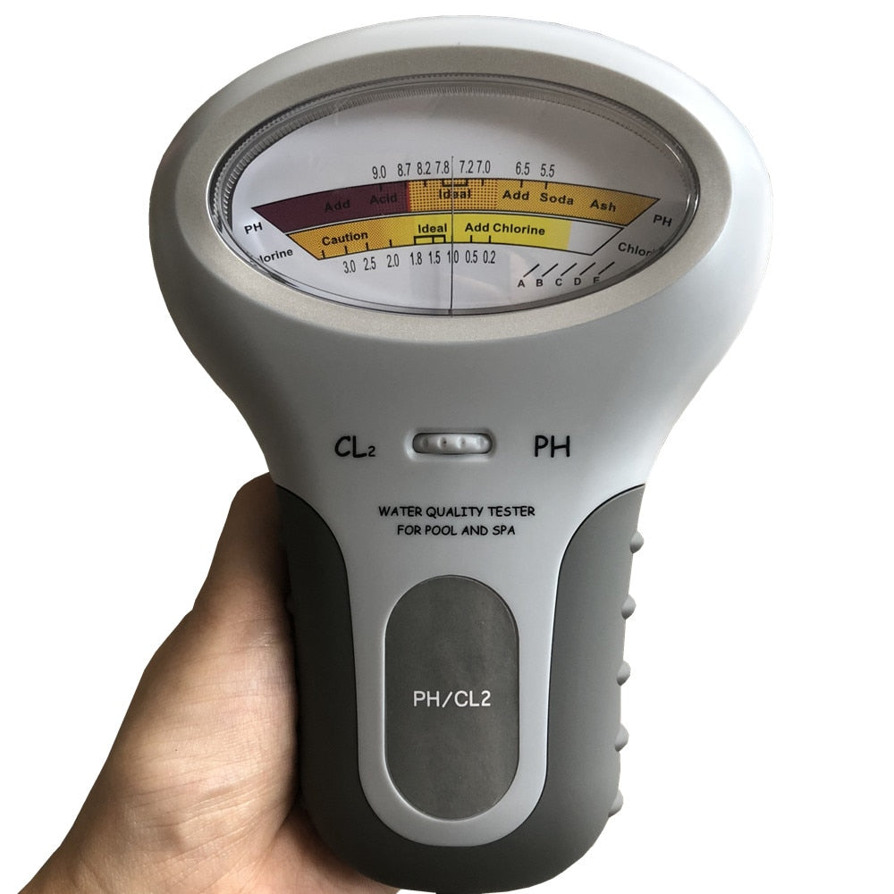 Testeur de compteur de chlore PH 2 en 1 PC-101 pour piscine et aquarium