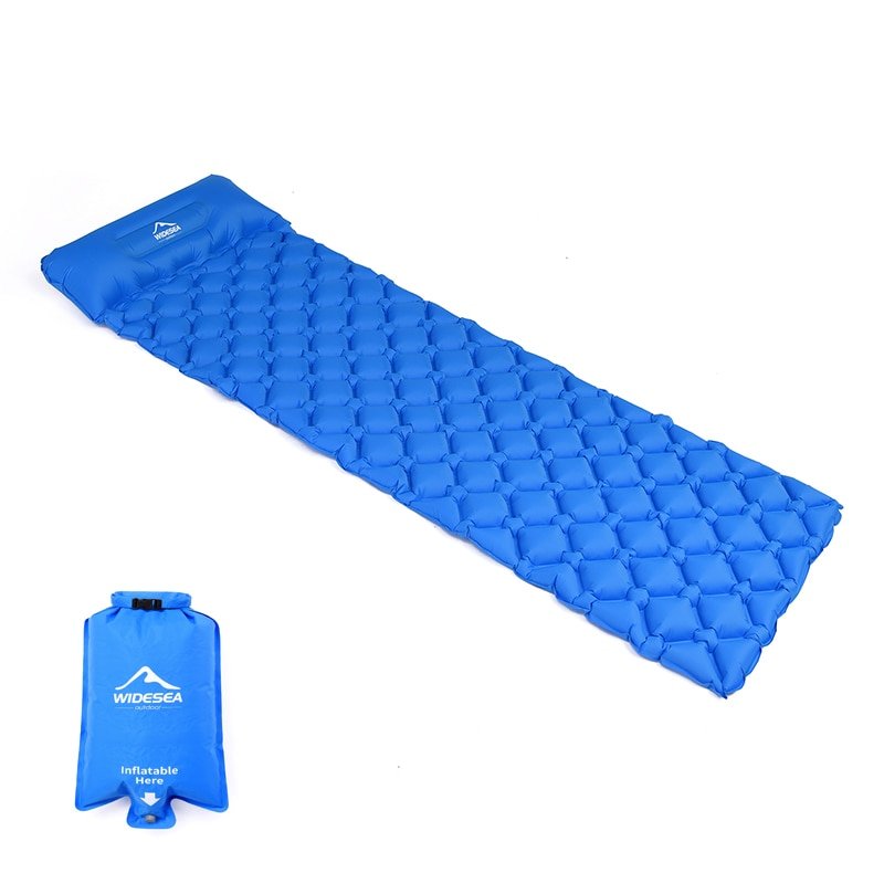 Inflatable Camping Sleeping Bag &amp; Air Mattress