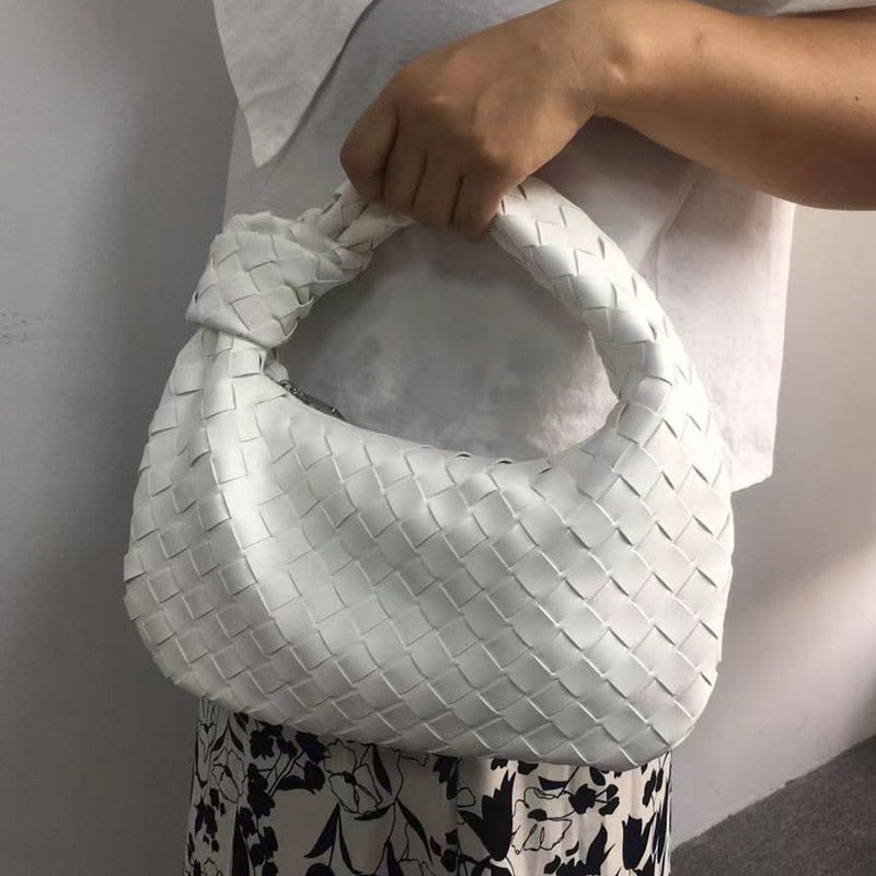 2021 Luxury Woven Leather Shoulder Bag