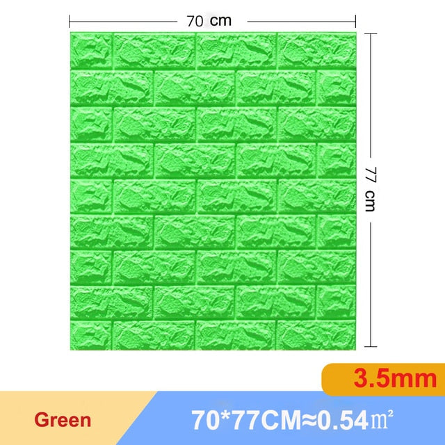 10 Pcs 3D Wall Stickers Self-adhesive Foam Luxury Decor DIY Wallpaper Living Room Bathroom Background Marble