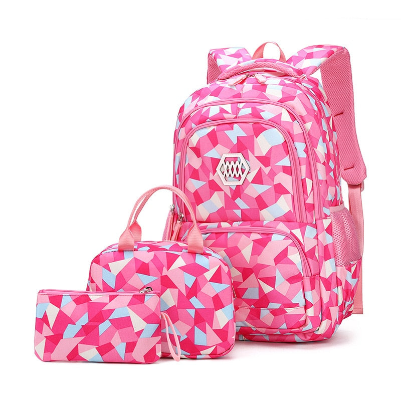 Girls School Bag Set 3-piece Princess