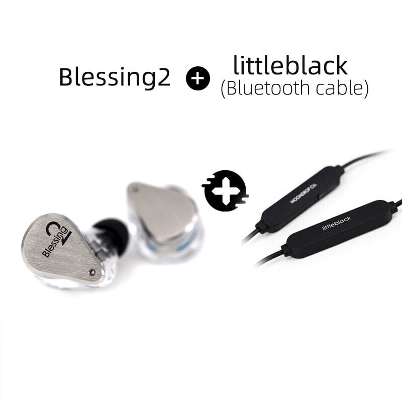 MOONDROP Blessing 2 In-Ear Monitor Headphones 1DD+4BA Hybrid Technology