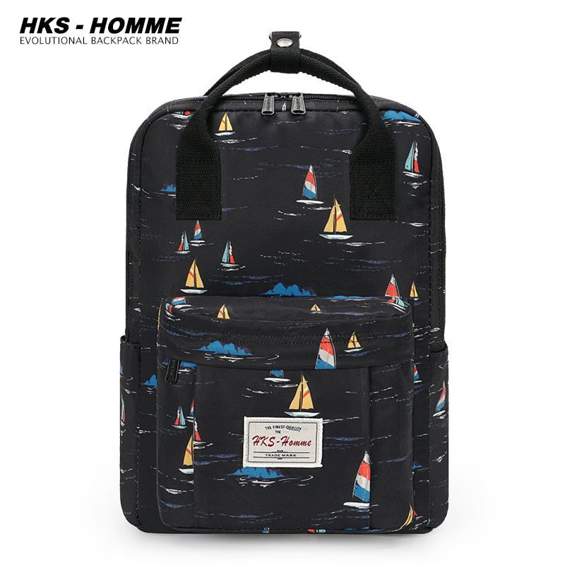 Fashion 2021: Women Canvas Backpack, Waterproof, Laptop, School