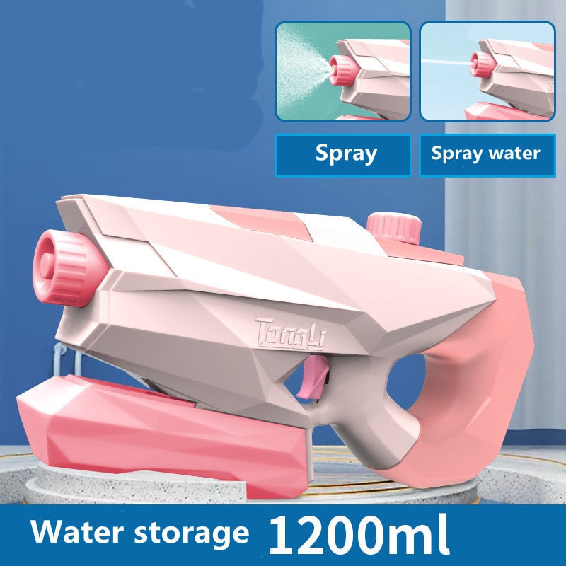 2 modes: water pistol