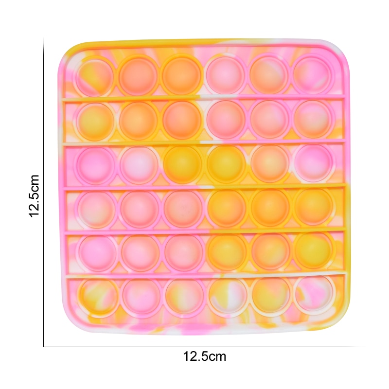 Regenbogen Push Bubble Popit Fidget