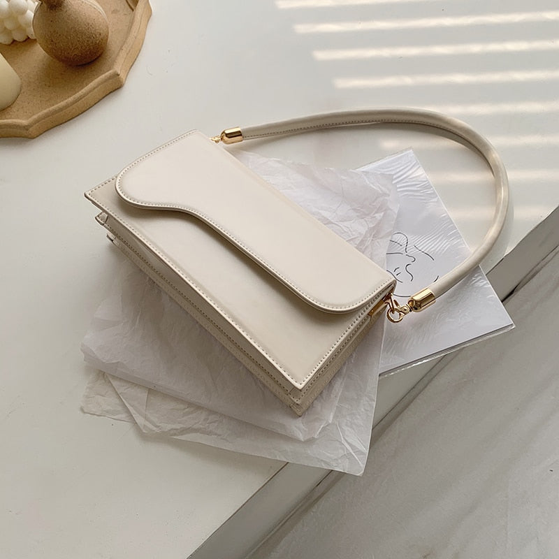 Stilvolle PU Leder Crossbody Taschen für Frauen